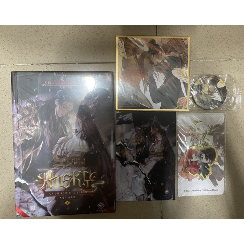 Phụ kiện Husky và sư tôn mèo trắng của hắn