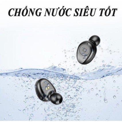 【EP-F9】Tai Nghe Bluetooth v5.0 TWS F9 Không Dây Cảm Ứng Chống Nước Chống Ồn Siêu Thanh Chất Lượng Cho Android iOS iPhone