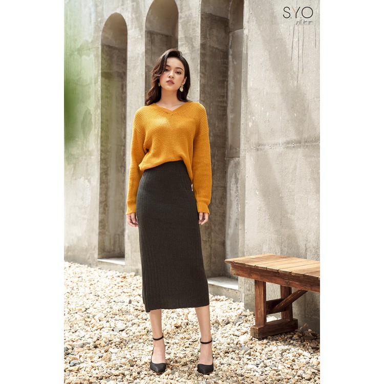 SYO Chân Váy Len Xếp Ly Anne Skirt - L2820001 | BigBuy360 - bigbuy360.vn