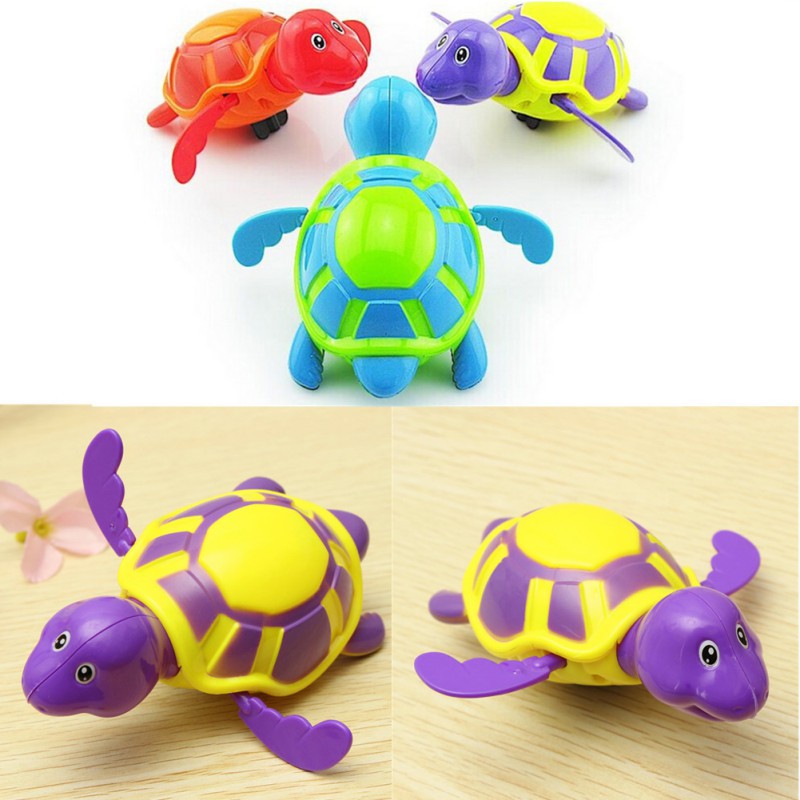Random Color New Born Babies Swim Turtle Small Animal Toy Baby Bath Toy