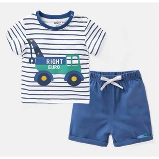 combo 4 bộ quần áo hè bé trai