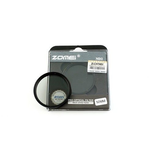 FILTER ND2 PHI 52MM CHO LENS MÁY ẢNH CHÍNH HÃNG ZOMEI