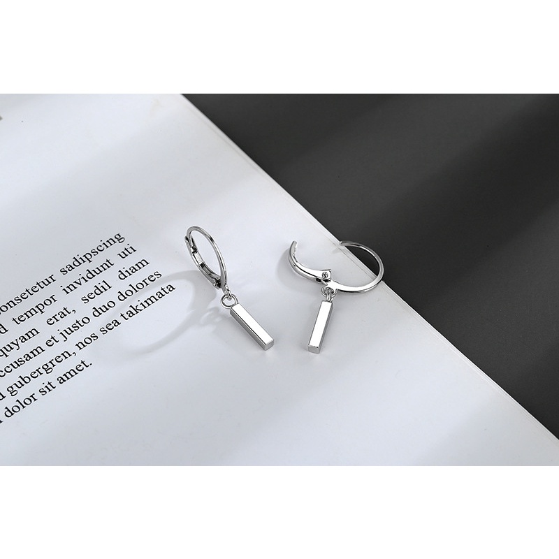 Đôi khuyên tai HAIMEIKANG thiết kế hình học phong cách đơn giản cá tính thời trang cho nữ