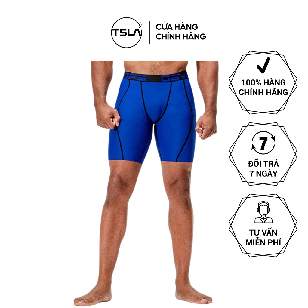 Quần legging thể thao nam ngắn Devops đùi 1 2 chất thun bó cơ combat giữ nhiệt tập gym đá banh bóng rổ chạy bộ yoga bơi