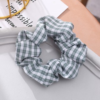 Cột tóc, buộc tóc vải Scrunchies hình Caro mini