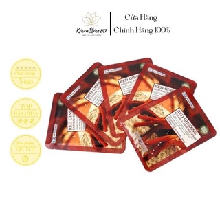 Mặt Nạ Dưỡng Da Collagen Hồng Sâm 3D Red Ginseng Natural Essence Mask Foodaholic Hàn Quốc KoreaStore247