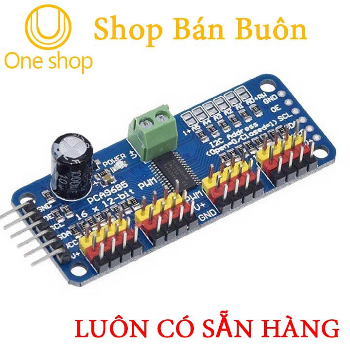 Mạch Điều Khiển Servo/PWM 16 Kênh I2C PCA9685