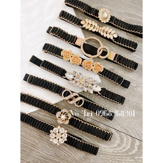 Đai váy đính đá bản 1-2cm