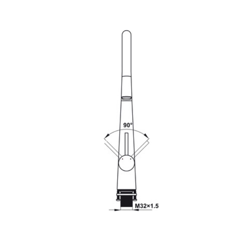 Vòi Rửa Chén Hafele HT21-CH1P245 577.55.220 Nóng Lạnh