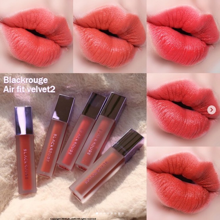 [Back Rouge Version 1-2-3] Son Kem Lì Black Rouge Air Fit Velvet | Thế Giới Skin Care