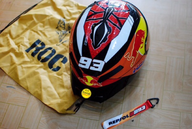 Tem Repsol 93 dán Mũ Fullface