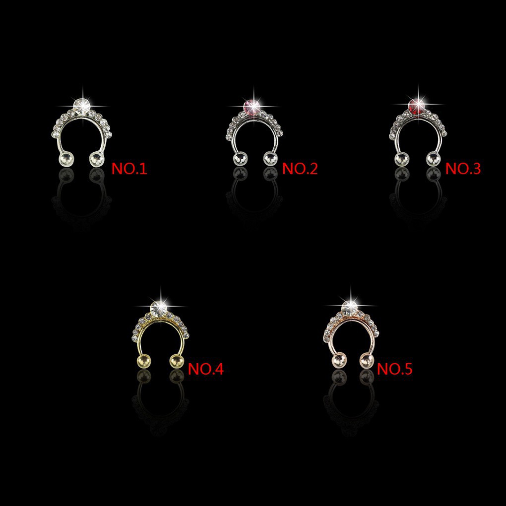 Khuyên mũi đính đá Zircon độc đáo cá tính