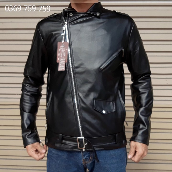 Áo Khoác Da Nam Biker Jaket, Mẫu Mới, Giá Tốt