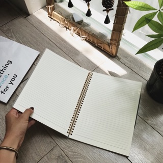 Sổ gáy xoắn/ Basic notebook wt pvc cover