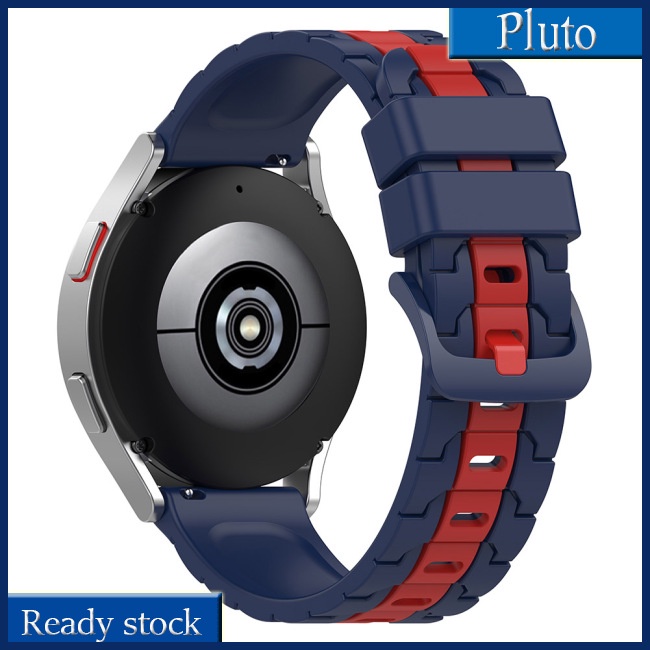 Mới Dây Đeo Silicon Hai Màu 20mm Cho Đồng Hồ Thông Minh Samsung Galaxy Watch5 Watch4