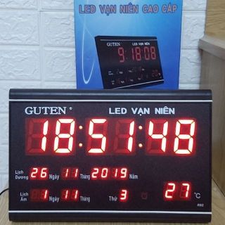 [FREESHIP] LED VẠN NIÊN TREO TƯỜNG GUTEN
