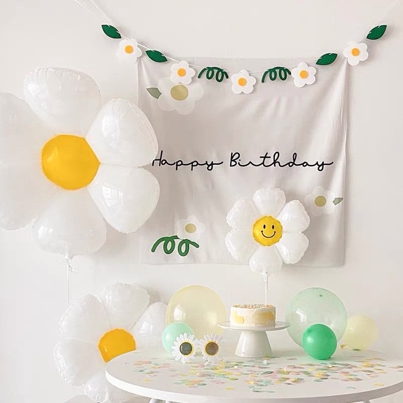 Dây decor phong cách INs hoa cúc mẫu mới