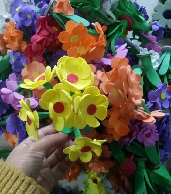 Khóm hoa lắp ghép