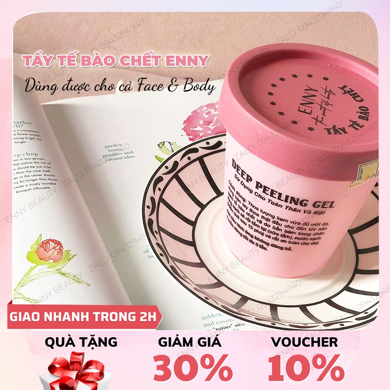 Tẩy Tế Bào Chết ENNY Gel Lô Hội 2in1 Dùng Được Cho Cả Mặt Và Body 150 Gram