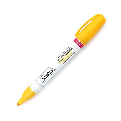 Bút sơn ngòi cứng Sharpie Oil Based Medium màu vàng