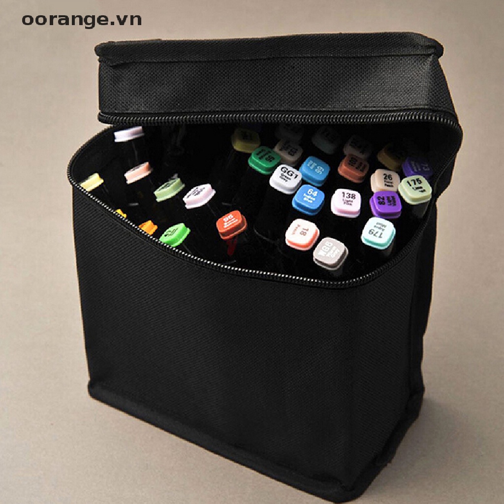Túi Đựng Bút Vải Canvas Phối Khóa Kéo Xinh Xắn