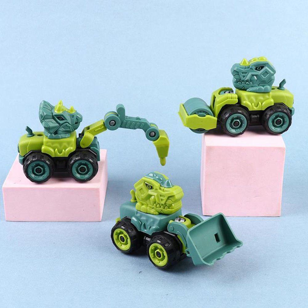 Mô Hình Xe Xúc Đất Khủng Long Đồ Chơi DIY Dành Cho Trẻ Em