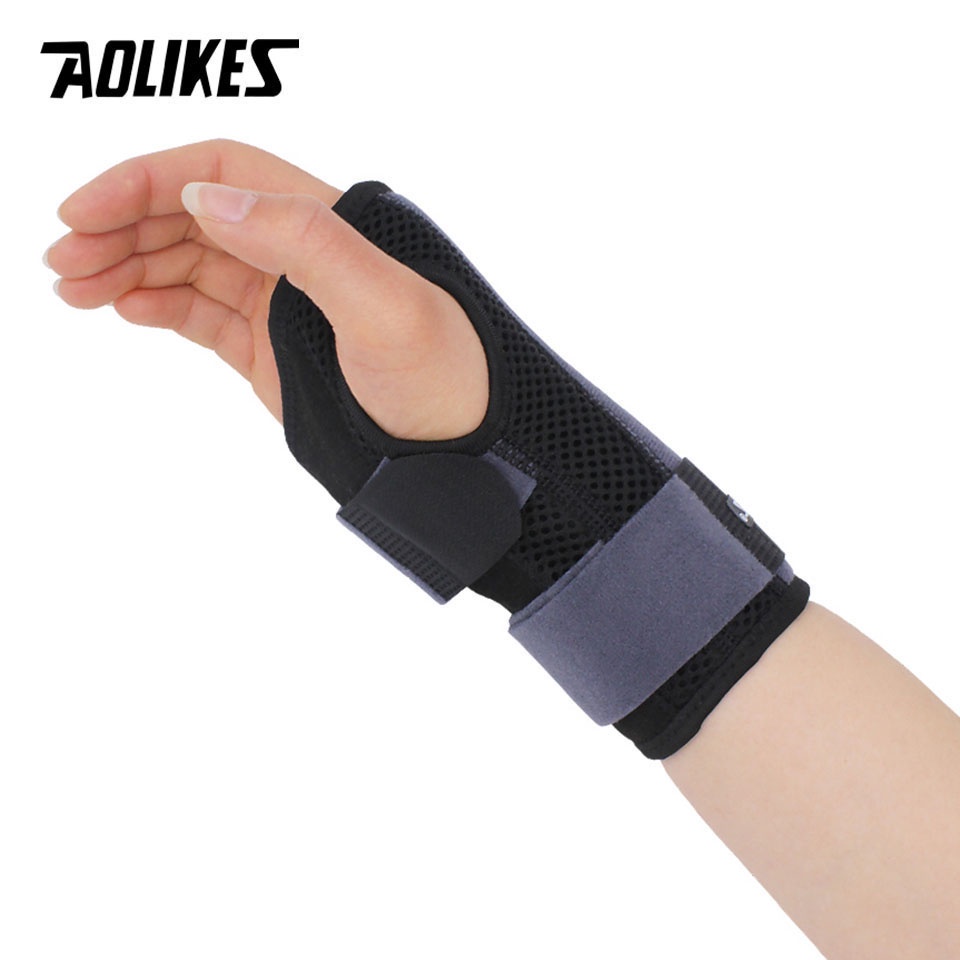Băng đeo tay AOLIKES1.CS bằng thép hỗ trợ giấc ngủ giãn cơ xương cổ tay sau khi chơi thể thao