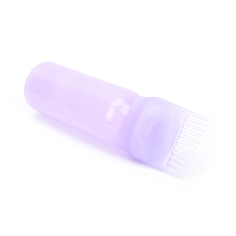 Lọ có đầu lược đựng thuốc nhuộm tóc 120ML chuyên dụng cho thợ làm tóc salon