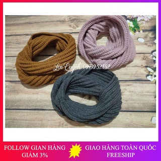 Khăn ống đan tay đủ quàng 2 vòng quanh cổ