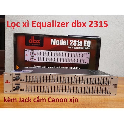 lọc xì âm thanh Dbx 231S - Tặng 2 dây canon