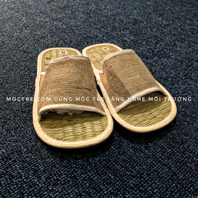 Dép chiếu cói hương quế size 36-44