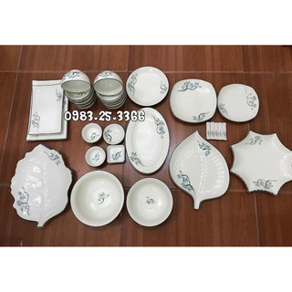 Bát đĩa - gốm sứ cao cấp bát tràng