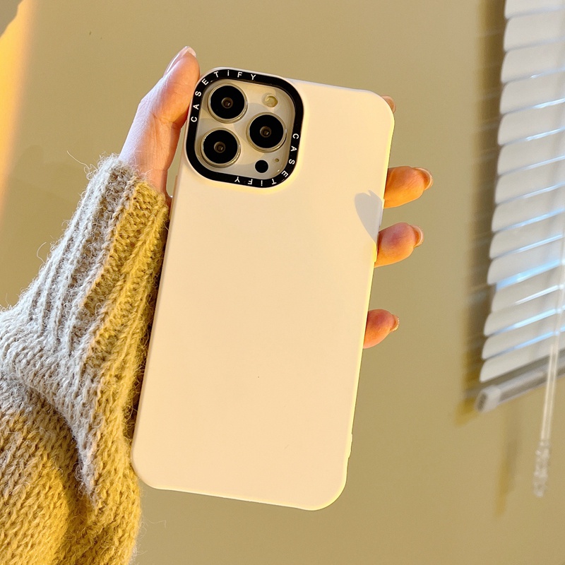 Casetify Candy Black Case For iPhone 7 8 Plus 7+ 8+ X XS XR 11 12 13 Pro Max Soft liquid silicone case