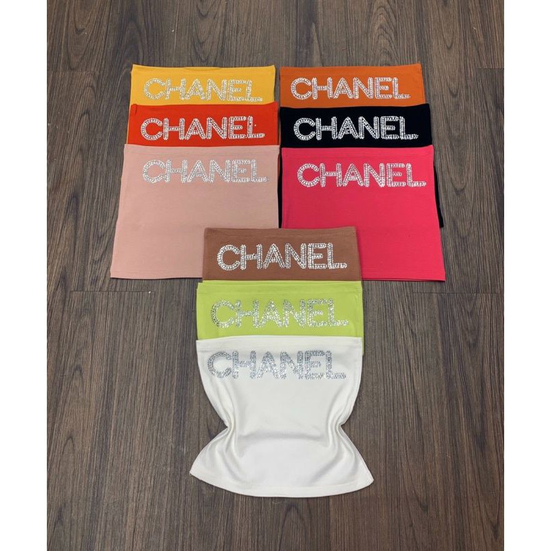 áo ống chữ đính đá thun đẹp