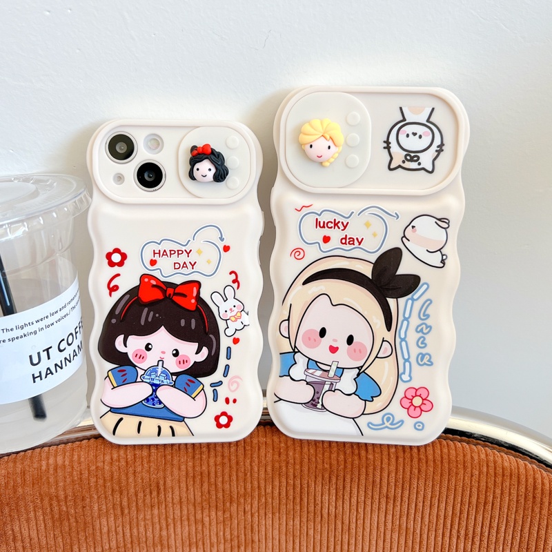 Ốp Điện Thoại Hình Bạch Tuyết Và Belle Cho iPhone 12 13 11 PRO MAX XR 11 12 PRO X XS MAX