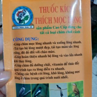 Combo  2 gói Bột mọc lông cho chim