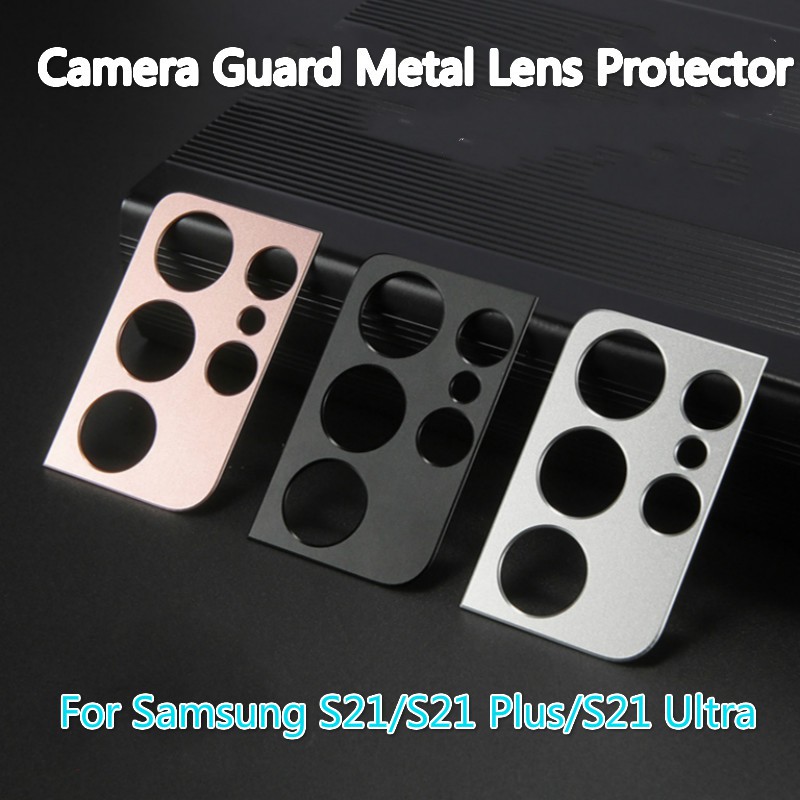 Miếng Dán Bảo Vệ Camera Bằng Kim Loại Cho Samsung Galaxy S21 5G SS 21 Ultra S21+ Plus