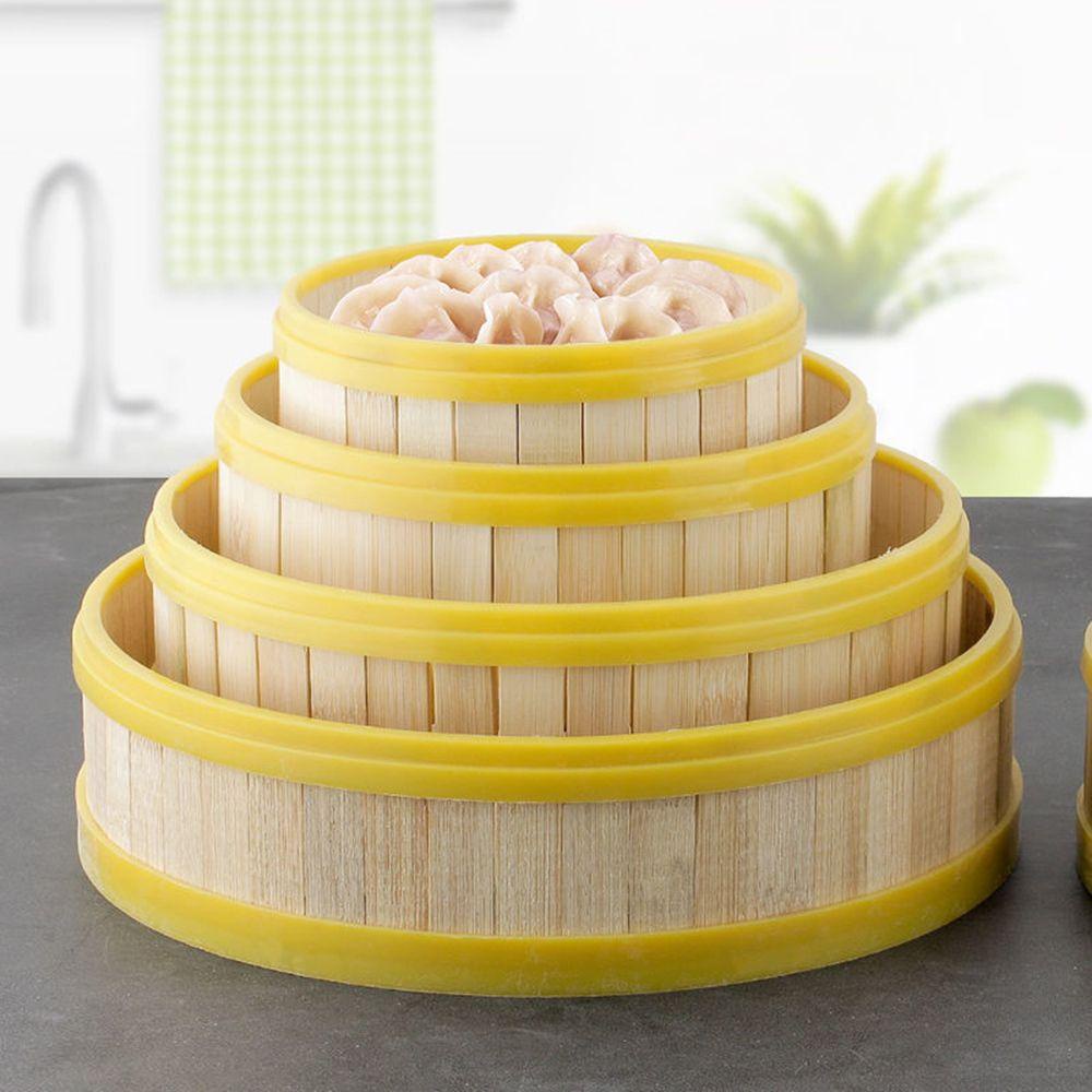 Nồi Hấp Thức Ăn Trung Hoa Bằng Tre Có Nắp Đậy An Toàn handmade