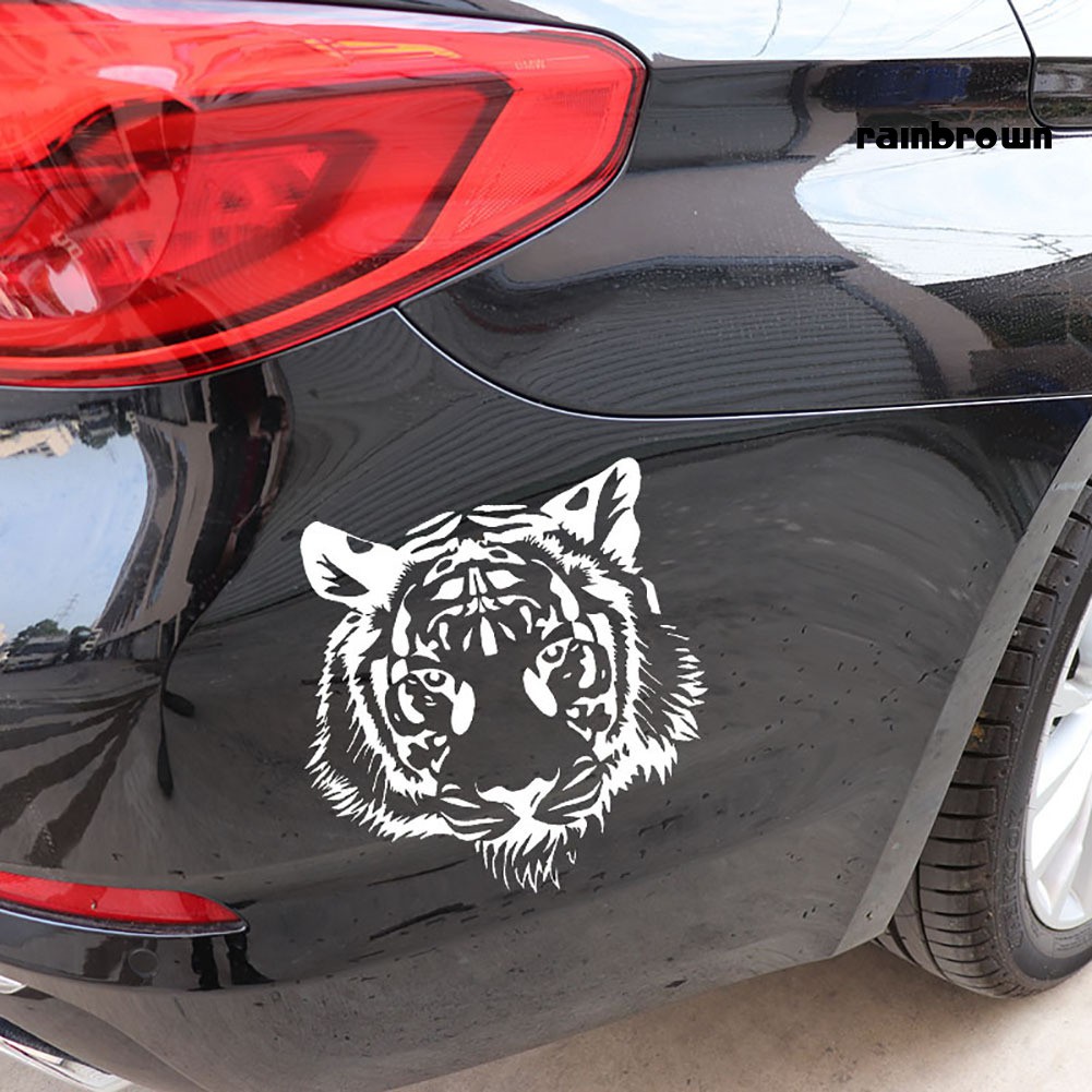 Nhãn dán trang trí xe hơi hình đầu hổ độc đáo