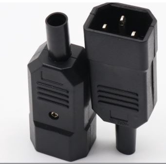 Đầu Nối C14 Male Plug Power Connector 3 Pin Socket 10A 250V