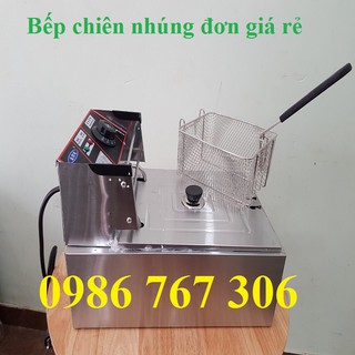 Bếp chiên nhúng dầu chạy điện