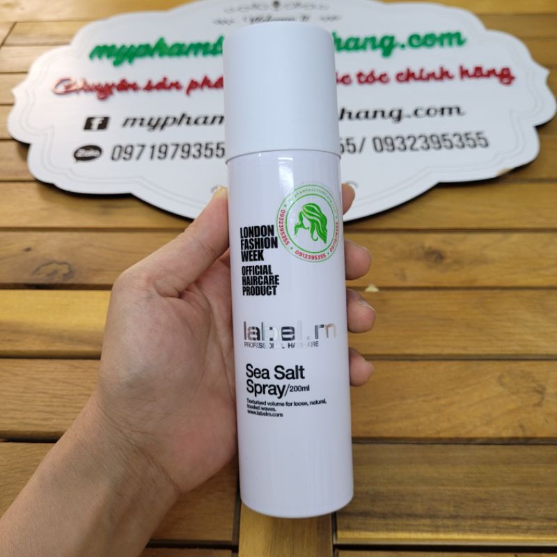 KEO XỊT PHỒNG TÓC MUỐI BIỂN LABEL.M SEA SALT SPRAY 200ML