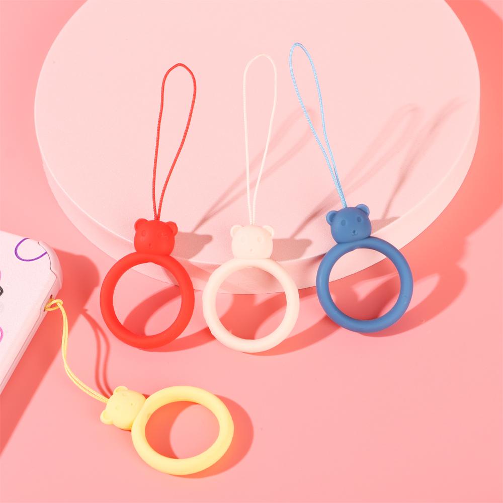 Vỏ Bảo Vệ Hộp Sạc Tai Nghe Bằng Silicon Họa Tiết Chú Gấu Nhiều Màu Dễ Thương