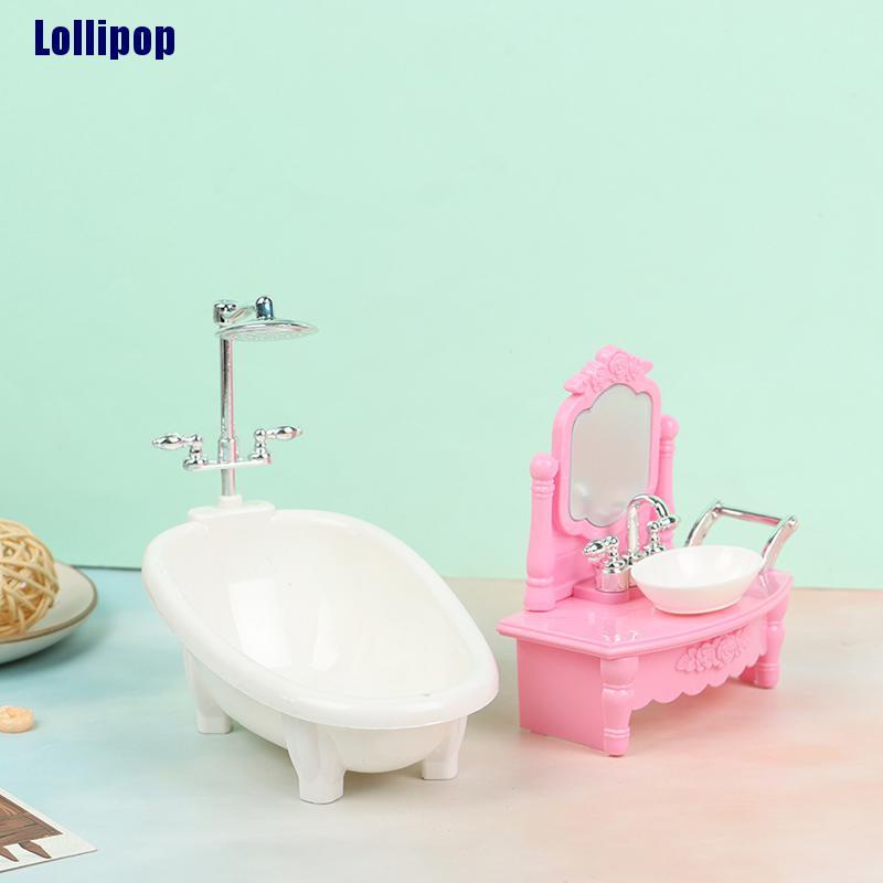 Thiết bị nhà tắm đồ chơi dành cho búp bê thiết kế đáng yêu