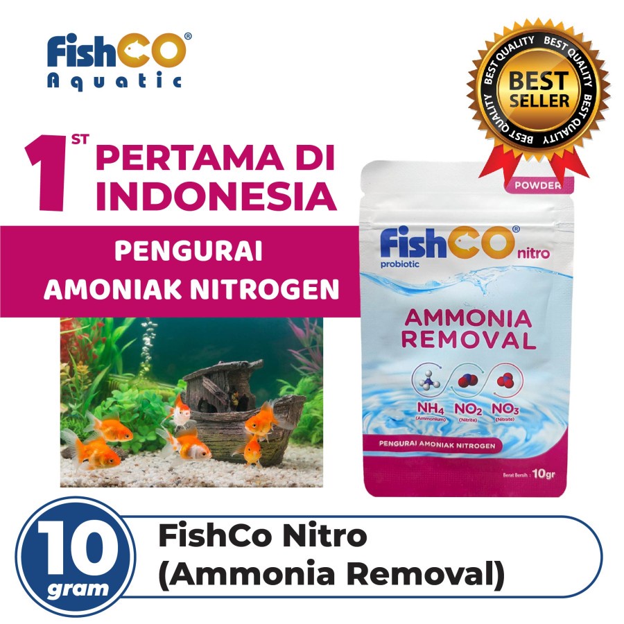 Fishco Dụng Cụ Loại Bỏ Vết Vi Khuẩn Cho Bể Cá 10gr