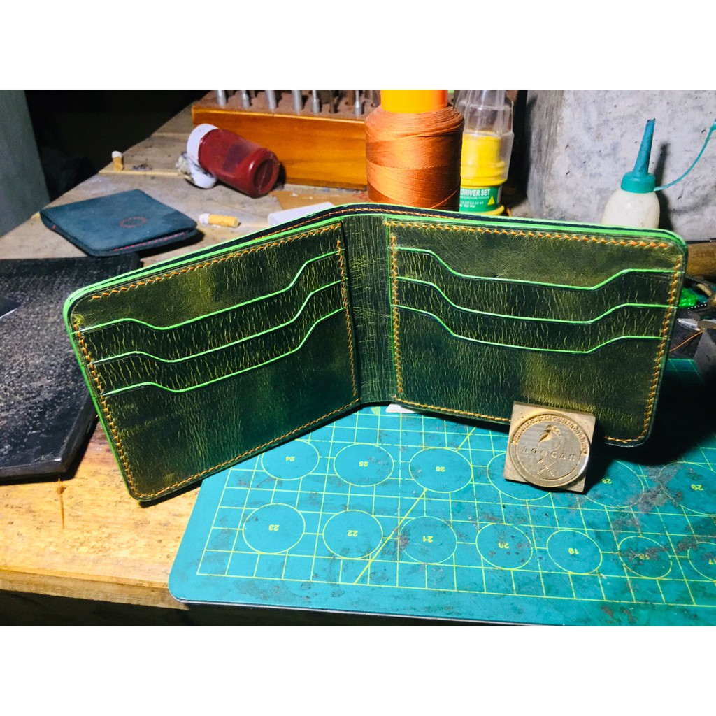 Ví nam da bò handmade
