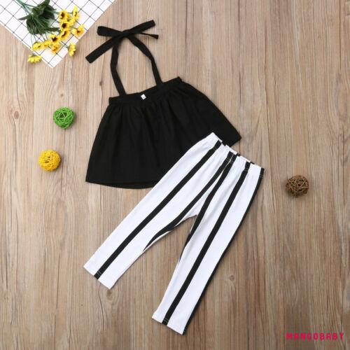 Set quần áo gồm áo lửng và quần legging dành cho bé gái từ 8-tuổi