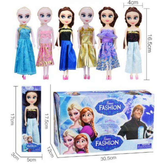 búp bê công chúa elsa và anna