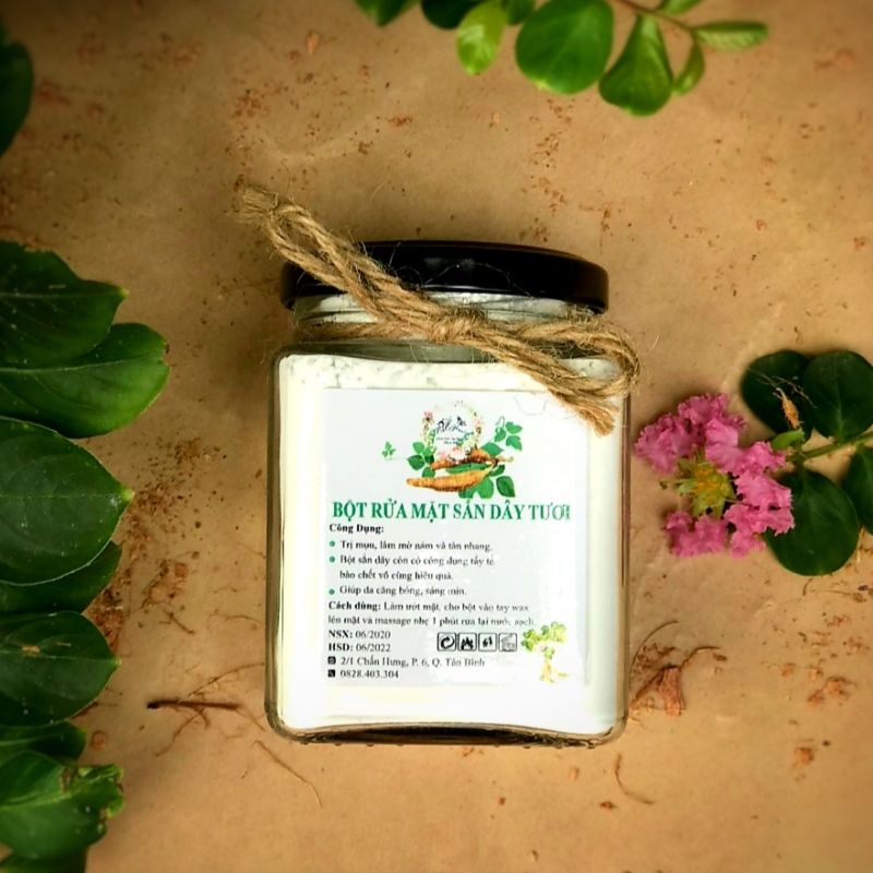 BỘT RỬA MẶT SẮN DÂY HANDMADE NHÀ BỘT
