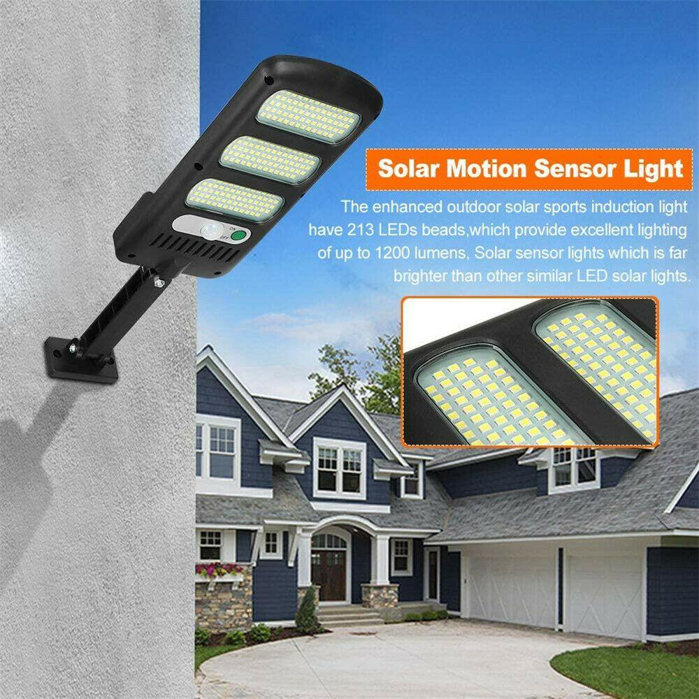 LEISURE Đèn LED 213 600W 3 Chế Độ Sáng Dùng Năng Lượng Mặt Trời